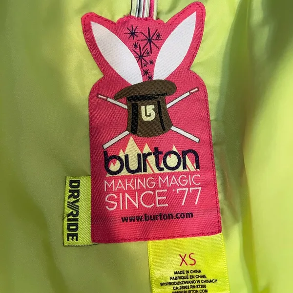 Super Cool Burton Dry Ride Snowboarding Jacket! - Image 8