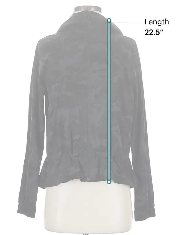 Lululemon Pack It Up Jacket Incognito Camo Multi Grey W4AVRS size 4 - Image 7