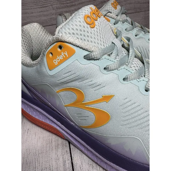 G Defy Gravity Defyer Women's 9.5 Mighty Walk Shoes Mint/Purple - Image 5