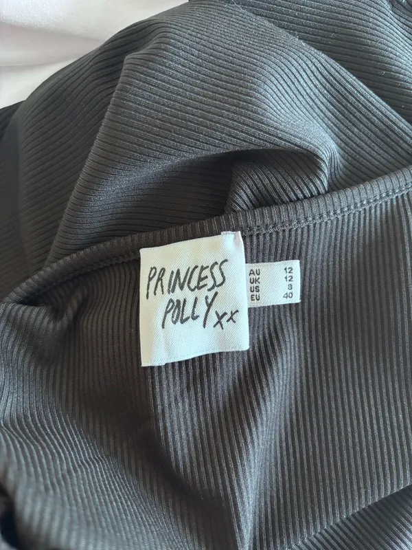 Princess Polly Black Mini Dress - Image 4