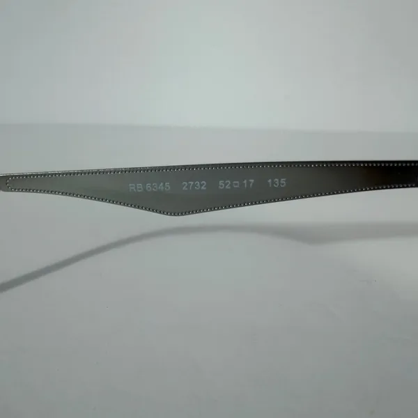 Ray-Ban RB6345 2732 Brown Silver Semi-Rimless Cat‎ Eye Optical Frames 52-17-135 - Image 6