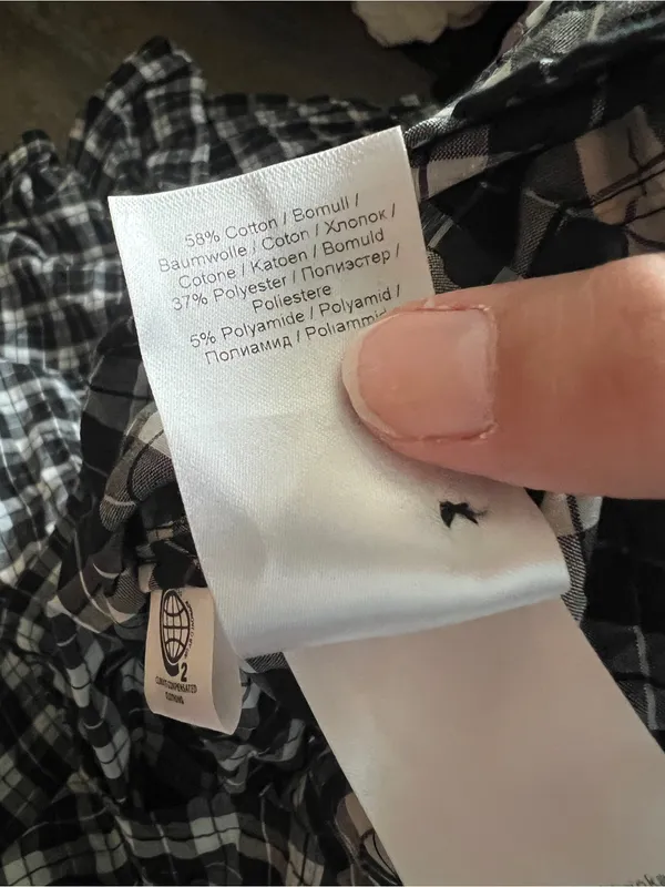 Ganni‎ Seersucker Plaid Minidress (EUR36/US4) - Image 7