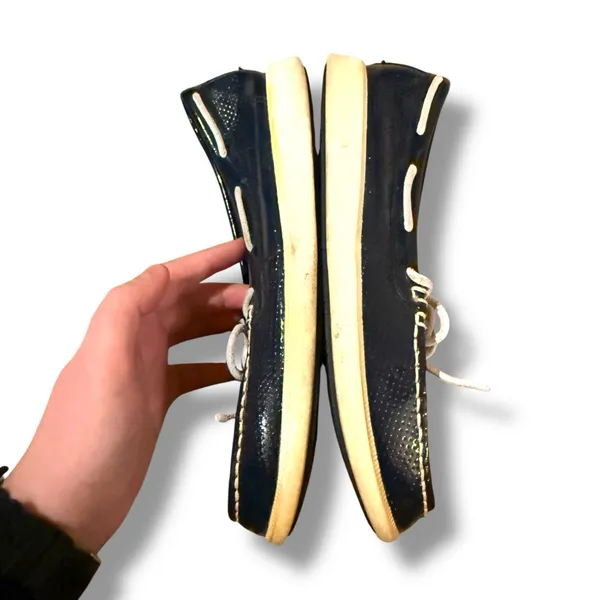 Sperry Top Side Navy Blue Angelfish Casual Boat Shoes Sz 7‎ - Image 3