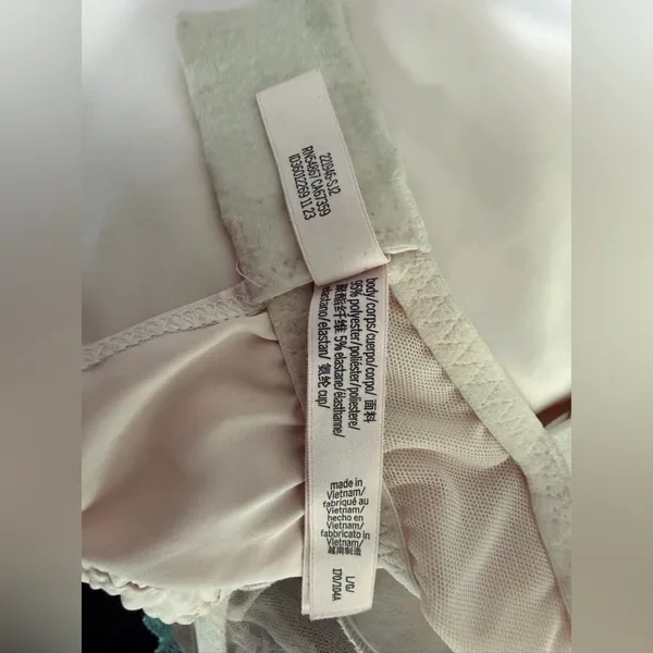 VS Very Sexy Wicked Cherry Blossom Embroidered Babydoll Slip Dress Size Large. - Image 7