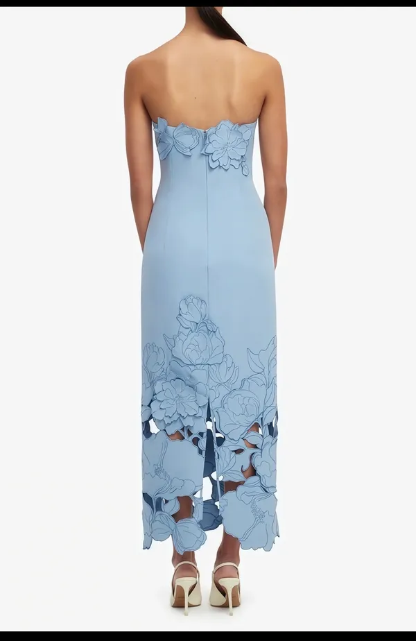 Miss Rosier Blue Midi/Maxi Dress - Image 2