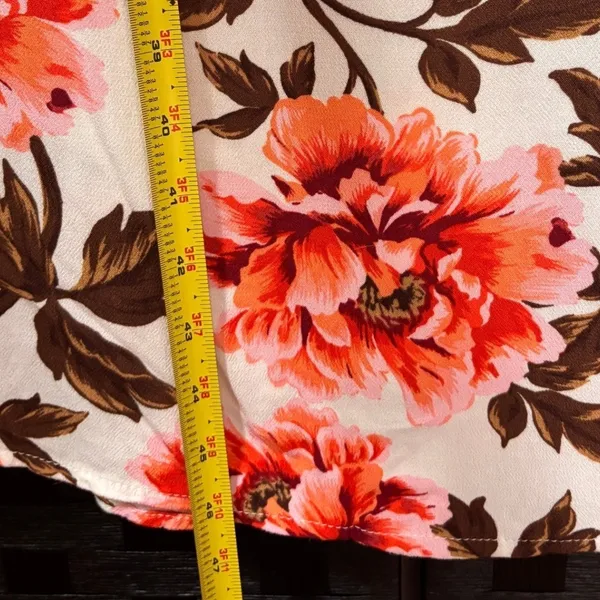 NWT Old Navy Maxi Dress Womens XS Floral Crepe‎ Empire Waist Boho Cottage Party - Image 9