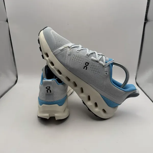 On Running Cloudsurfer Trail‎ Blue Beige Women 9 Road Running Shoes 3WE10103042 - Image 6
