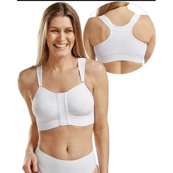 Carefix Bella Seamless Post Op Surgery Compression Bra White Size XL - Image 5