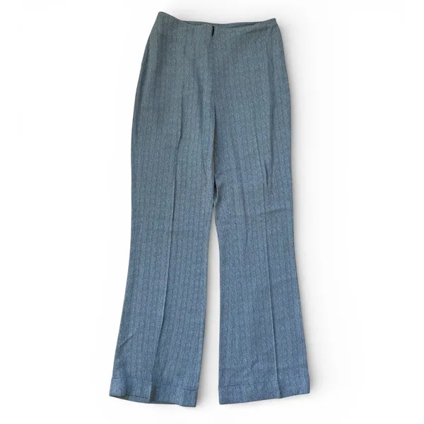 80's Vintage Renfrew Grey Herringbone Tweed Two Piece Blazer and Pants Suit - Image 5