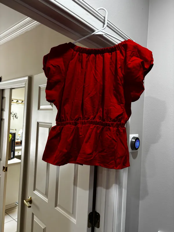 Red Babydoll Top - Image 2