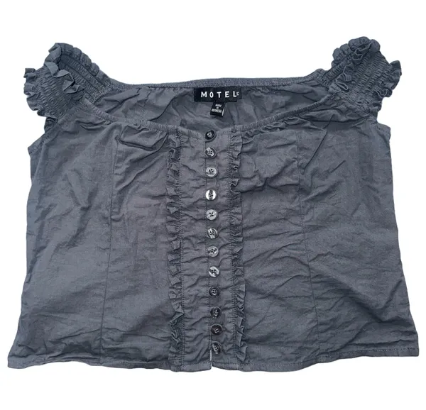Motel NWOT Bardot Crop Top Corset - Image 2