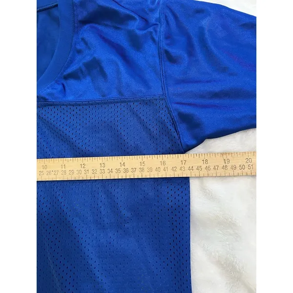 Augusta Sportswear Ladies Size Large Replica Football Jersey Blue - Image 5