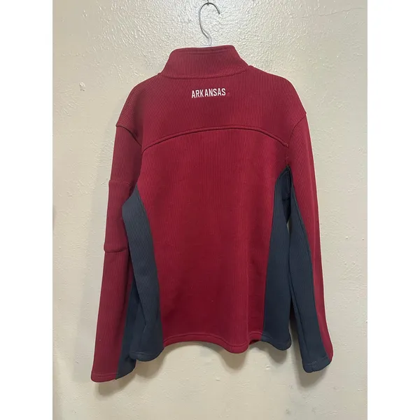 Colosseum Arkansas Razorbacks Womens Pullover Fleece Jacket Size S‎ Red - Image 5