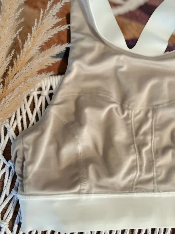 Lululemon Fast Free Bra In Nulux White - Image 9