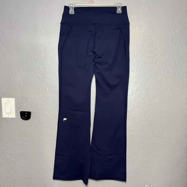 Fabletics Define High Waisted Flare Pant Deep Navy Blue NWT Size L⁠ - Image 2