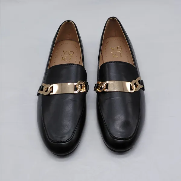 Yoki Edline-36 Women's Dress Loafers Size 6 Black Slip On Casual Comfort Shoes - Image 2