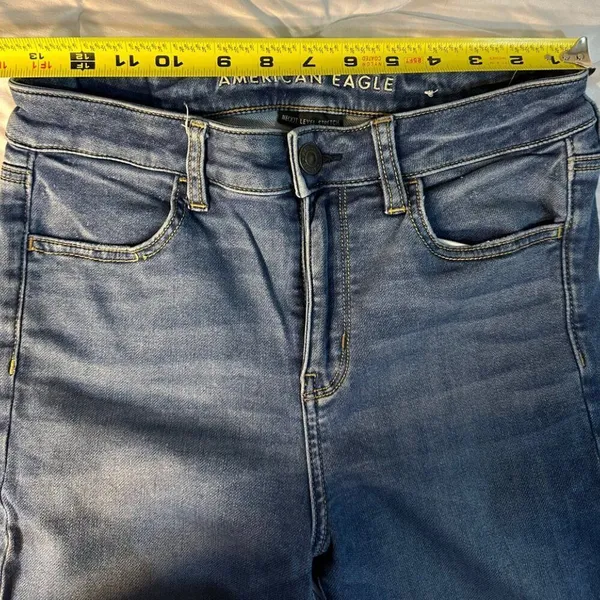 American Eagle Jeans Size 10 Inseam 26 inches Hi-Rise Jegging - Image 4
