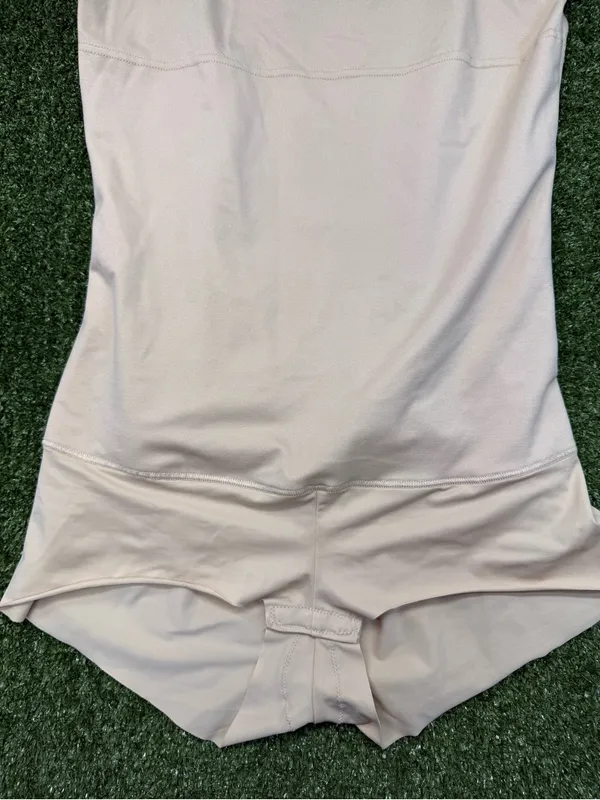 NWT Maidenform Flexees Romper Cool Comfort Shapewear Nude Beige XL - Image 2