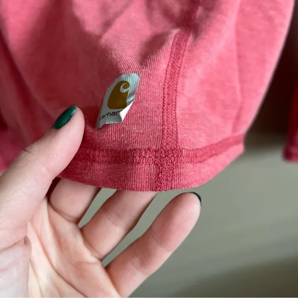 ✨‎ Carhartt Force Women’s Pink Quarter Zip XS - Image 7