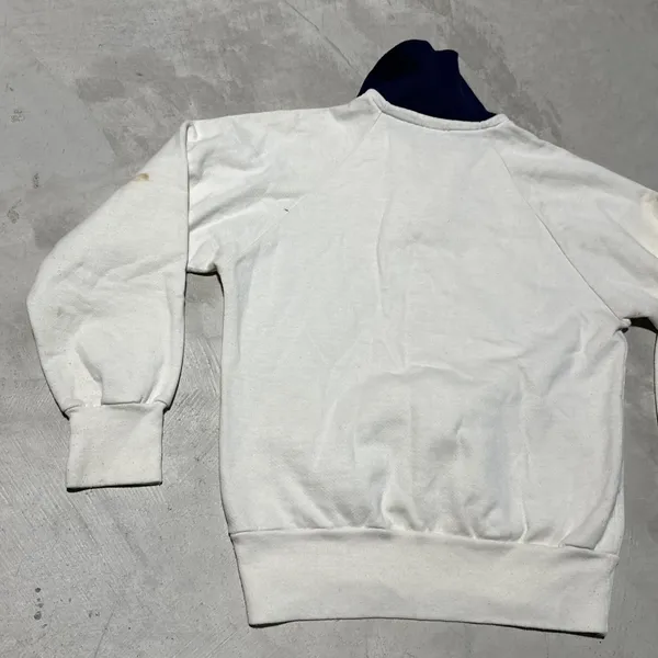 Vintage Illinois Illini Mom Women's Sweatshirt Polo 1980's SZ Medium Distressed - Image 12