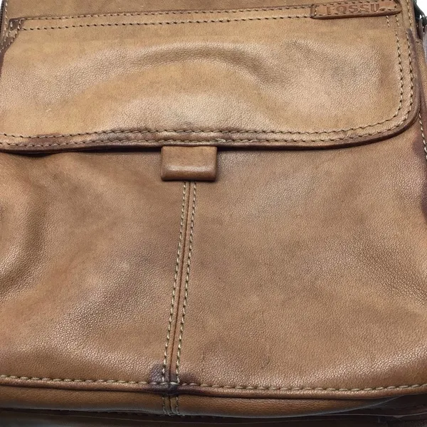 FOSSIL genuine brown leather crossbody bag ZB 8944 - Image 15