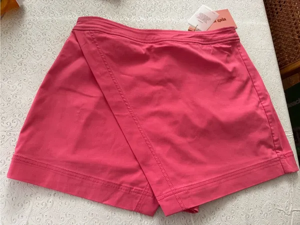 Cult Gaia hot pink mini skirt skort Alma short blossom nwt size medium it girl - Image 3