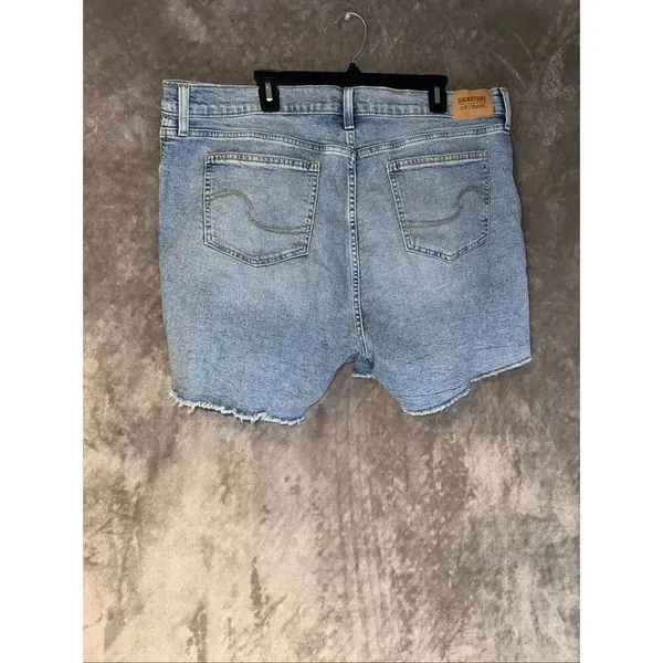 Levi’s Heritage High Rise Shorts Light Wash Cut Offs Size 20/W35 #771 - Image 7