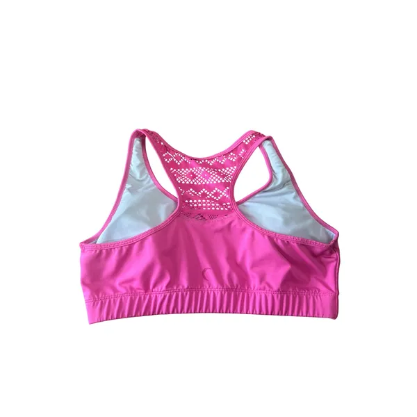 Zyia Active Hot Pink Sports Bra‎ XL Racerback Mesh Detail - Image 2