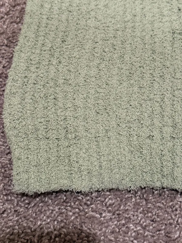Cottagecore Sage Green Fuzzy Knit Tank Top Blu Pepper Cozy Life Size L NWT - Image 4