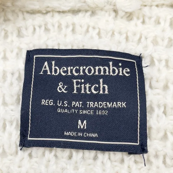Abercrombie Fitch Womens‎ Open Front Cardigan M Chunky Longline Cozy Layering - Image 7