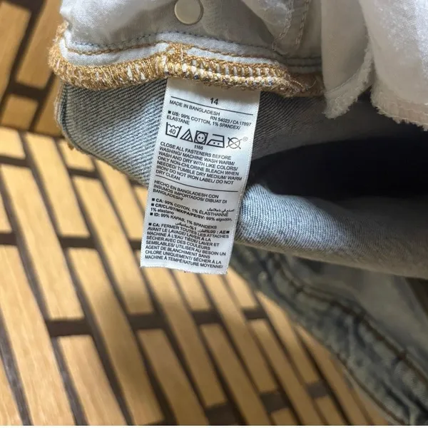 Old Navy‎ O.G. Loose Jeans Size 14 - Image 5