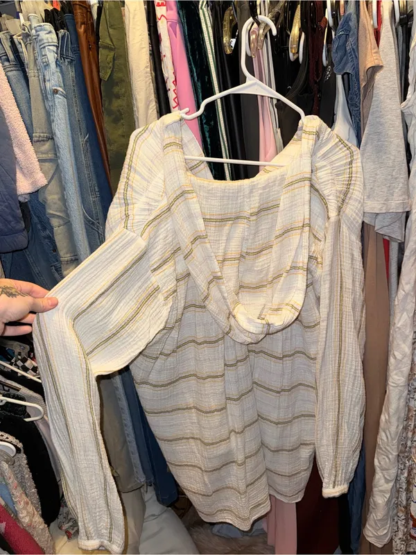 Free People ‘Rolling Clouds’ Oversized 100% Cotton Pullover Hoodie - Image 3
