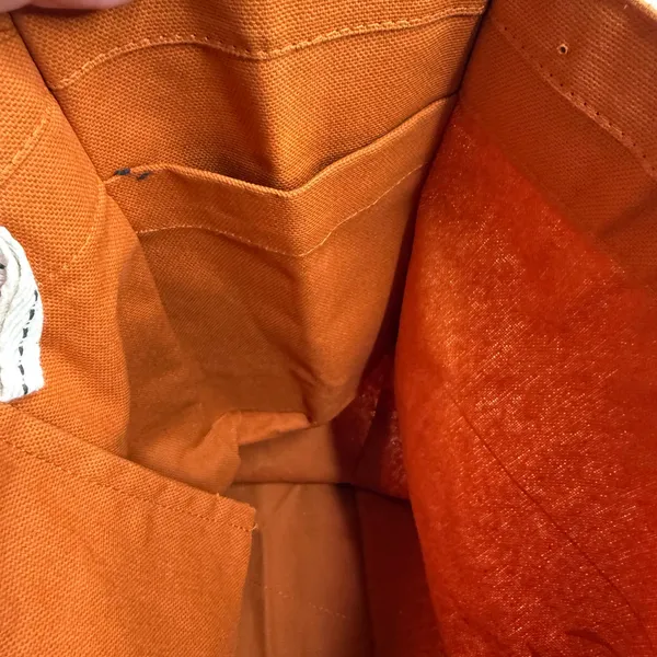 BARNES AND NOBLE Re-Wrap Collab Bag of Books Rust Brown Orange Tote Bag - Image 9