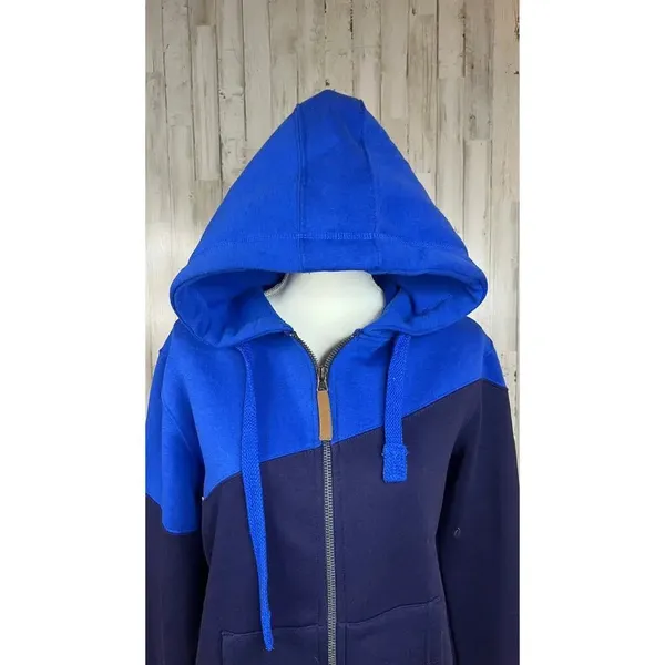 NWT Rydale‎ Women's XS Full Zip Hoodie Blue/Navy Long Sleeve Casual Outdoor - Image 2