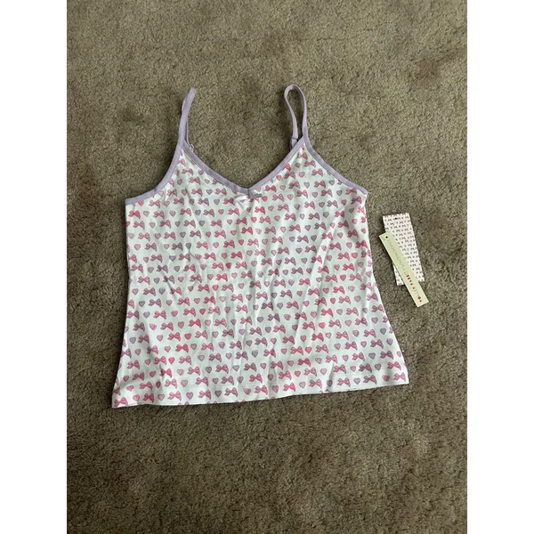 Roller Rabbit x Love Shack Fancy Disco Bow Mischa Set Pink Pajamas XS NWT - Image 4