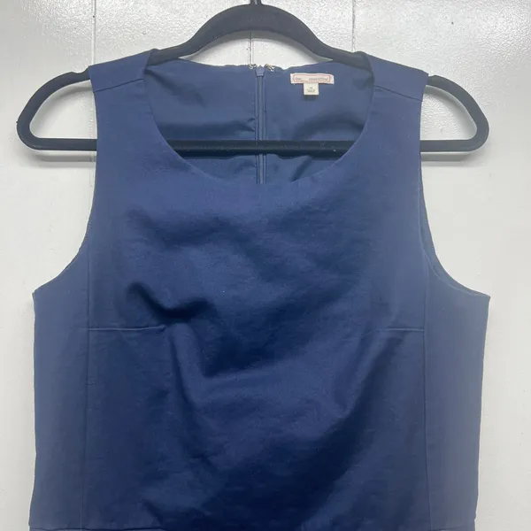 Gap Women's Sleeveless Navy Blue Midi Dress Size 10 Office Career Cocktail Party - Image 3