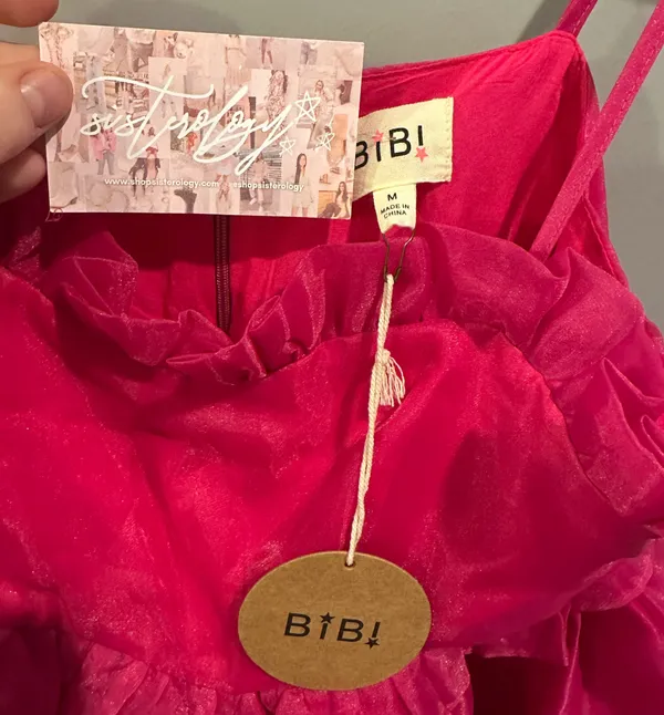 BiBi Puff Babydoll Ruffle Dress - Image 6
