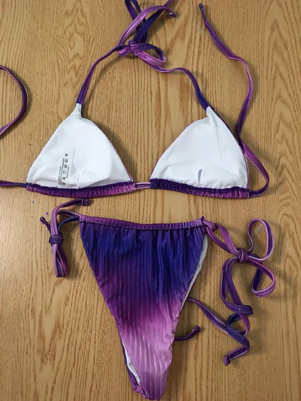 SheIn New 2Pc  String Swimsuit Bikini Size Medium - Image 3