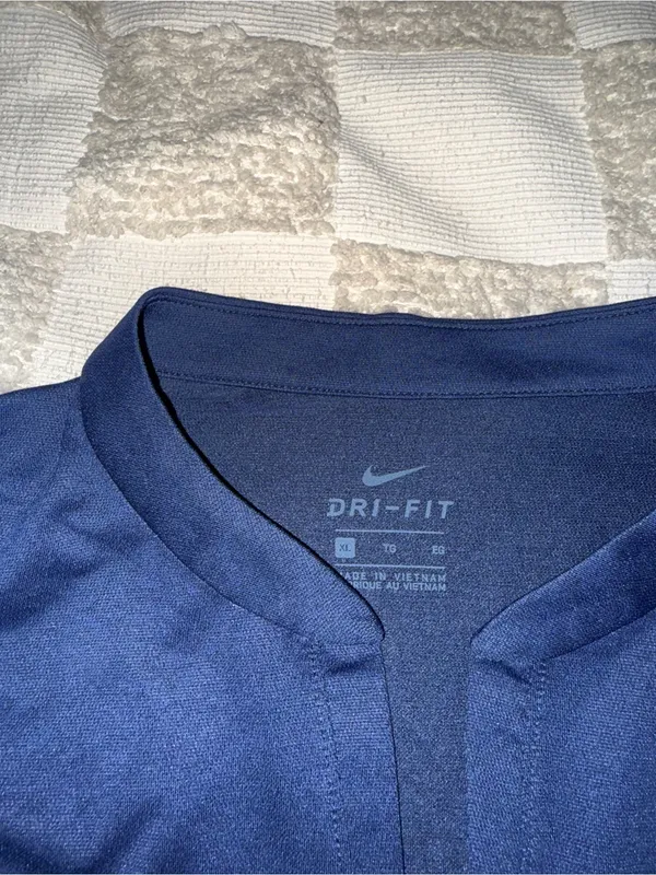 NWT Nike Navy Golf- Dry Short Sleeve Blade Polo Size XL - Image 4