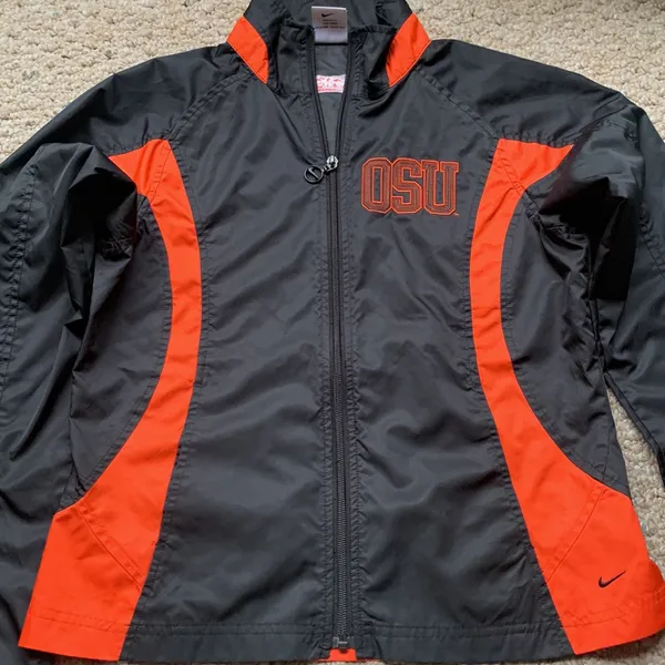 VINTAGE NIKE OSU Beavers Windbreaker Lightweight Jacket - Image 3