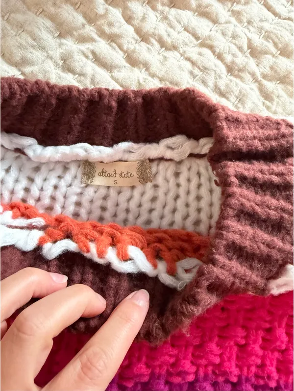 Altar'd State Striped chunky knit sweater - Image 6