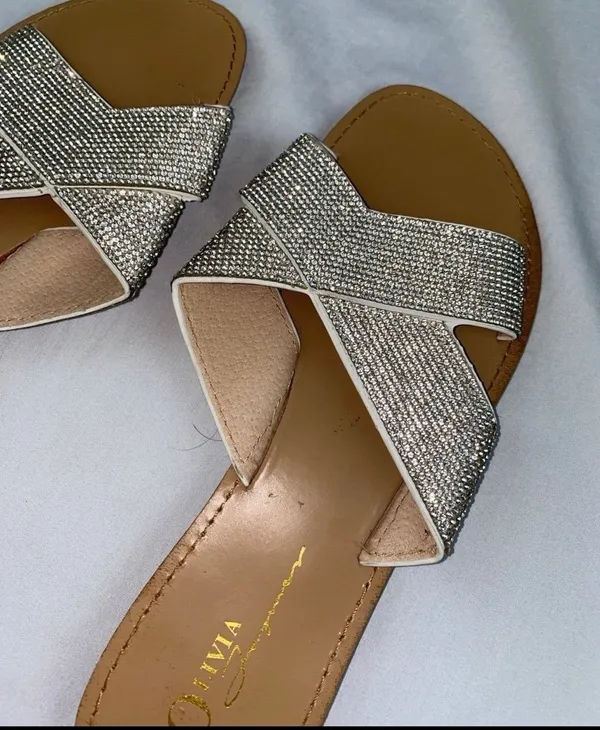 Sandals Gold Size 9 - Image 3