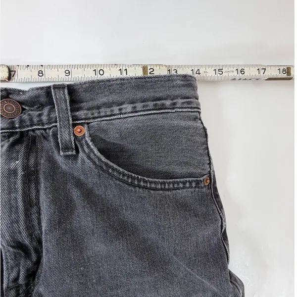 Levis Dad Jean Faded Black Straight Leg Relaxed Denim W27 L30 79770-0010 - Image 8