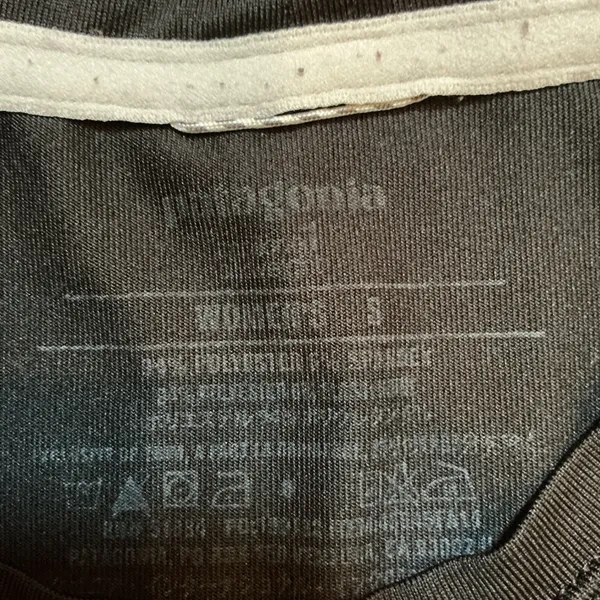 Patagonia Capilene Daily Long Sleeve Shirt Black Active Base Layer Sz S Slim Fit - Image 3