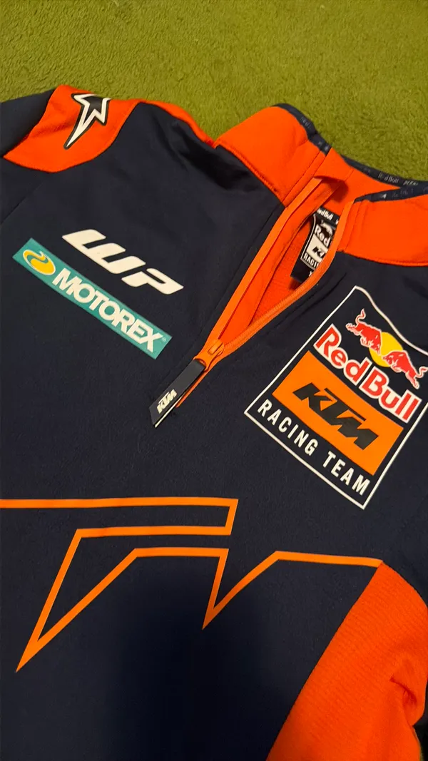 Redbull KTM quarter zip Blue Size XS - Image 4