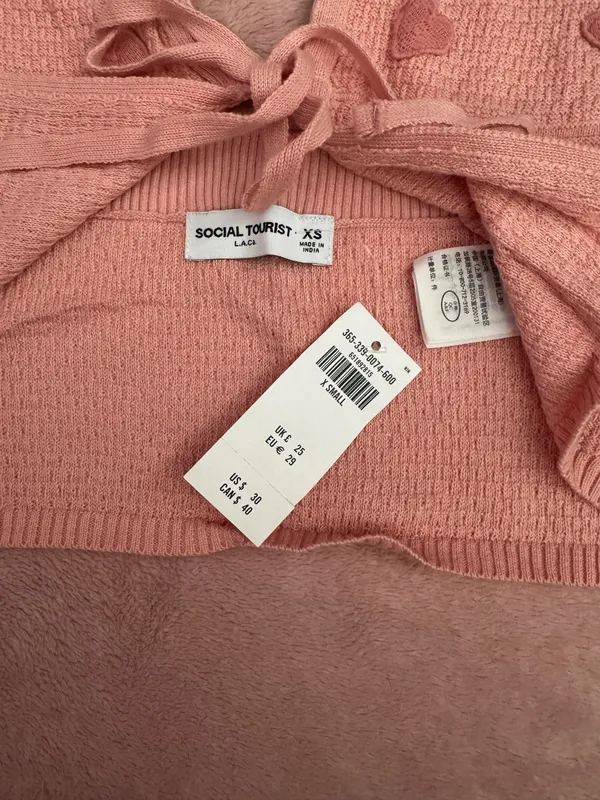 Hollister Pink Heart Top - Image 2