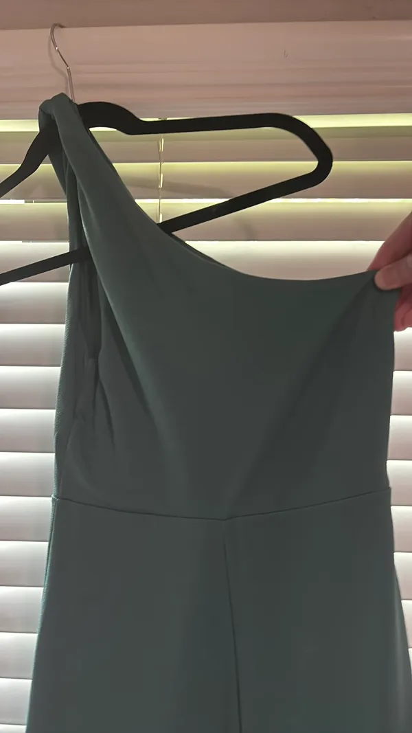 Birdy Grey One shoulder teal dress - Image 2