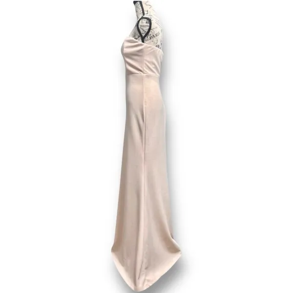Lulus Soft Pink Mermaid Maxi Dress‎ Strapless Lined Formal Homecoming Prom - Image 9