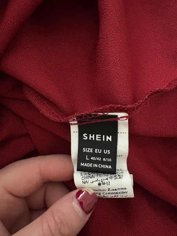 SHEIN Notch Collar Work Shirt  - Image 8