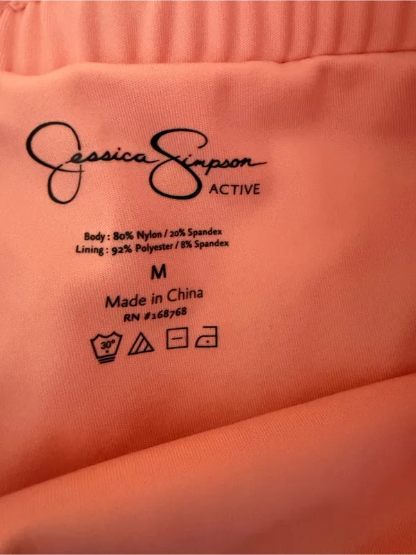 Jessica Simpson Women’s Coral Mesh Athletic Shorts - Image 2